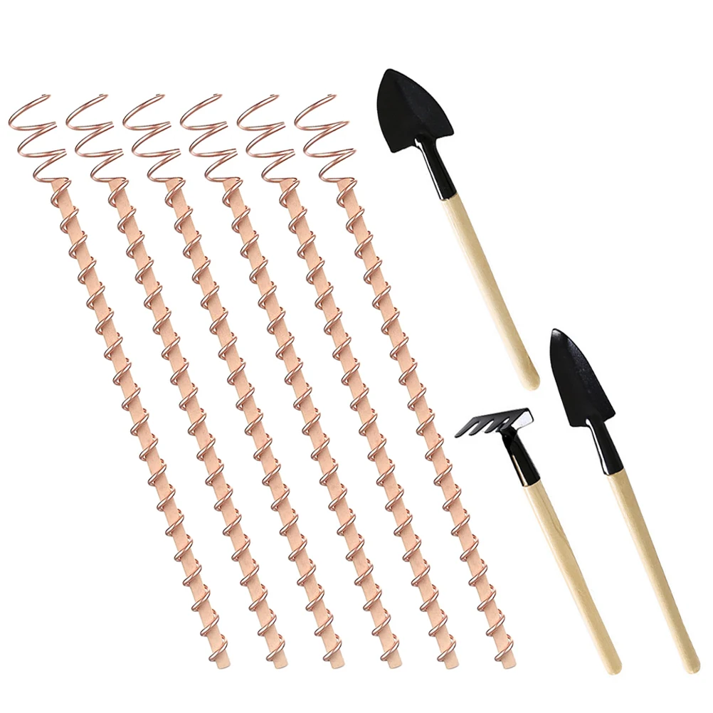 

1 Culture Antenna Gardening Tools Copper Wire Stakes Plant Growing DIY Outdoor Shovels Flexible Coil