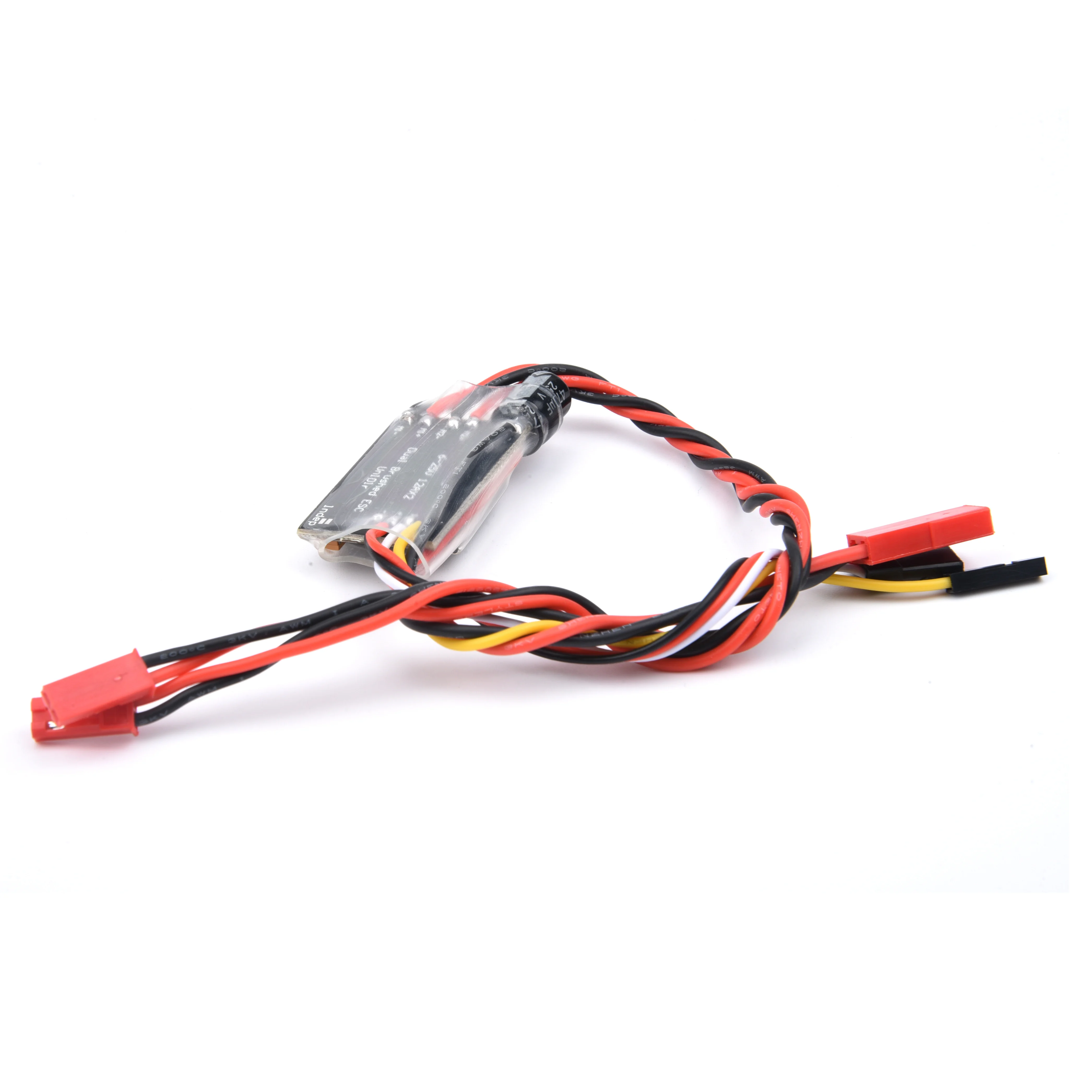 12Ax2 2-6S Jednokierunkowy Szczotkowany Regulator Obrotów ESC Elektryczny Kontroler Prędkości Mix Control do Samodzielnego Montażu Modelu Łodzi Samolotu/Szybkiej Łodzi RC z Regulacją Prędkości