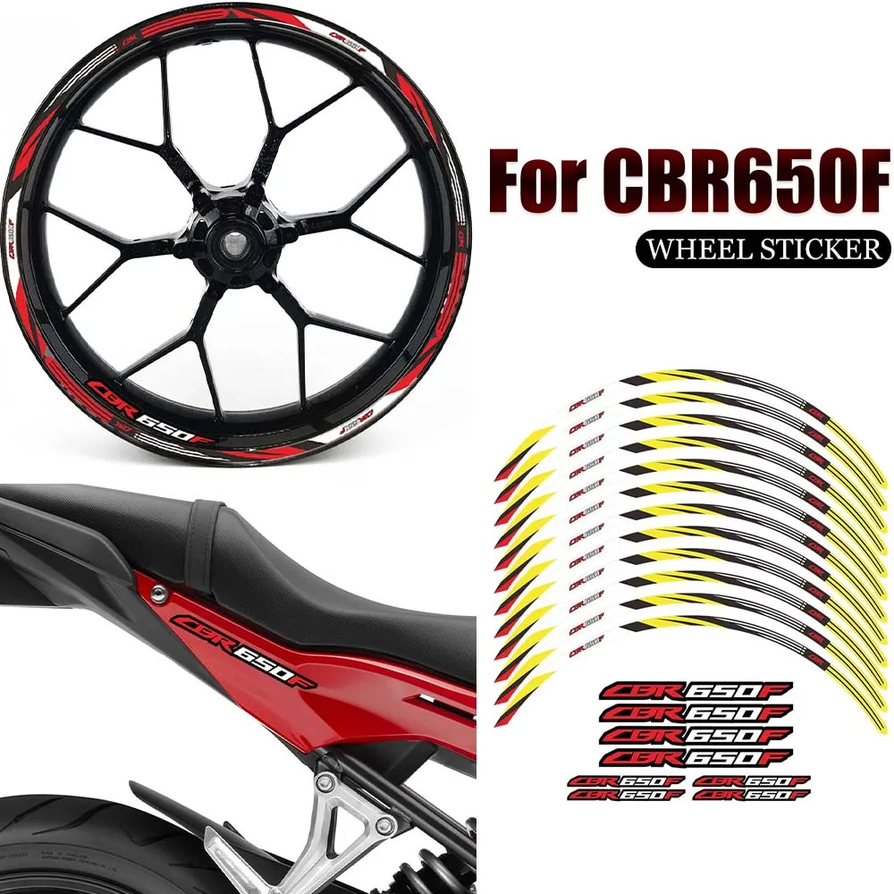 

For Honda CBR650F cbr650f Motorcycle wheel protection stickers Motorcycle decorative stickers Decal stickers