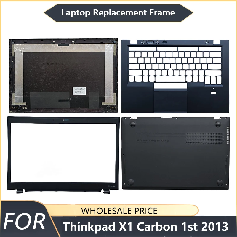 

NEW For Lenovo Thinkpad X1 Carbon 1st 2013 Laptop LCD Back Cover Front Bezel Palmrest Bottom keyboard Case Laptop Frames