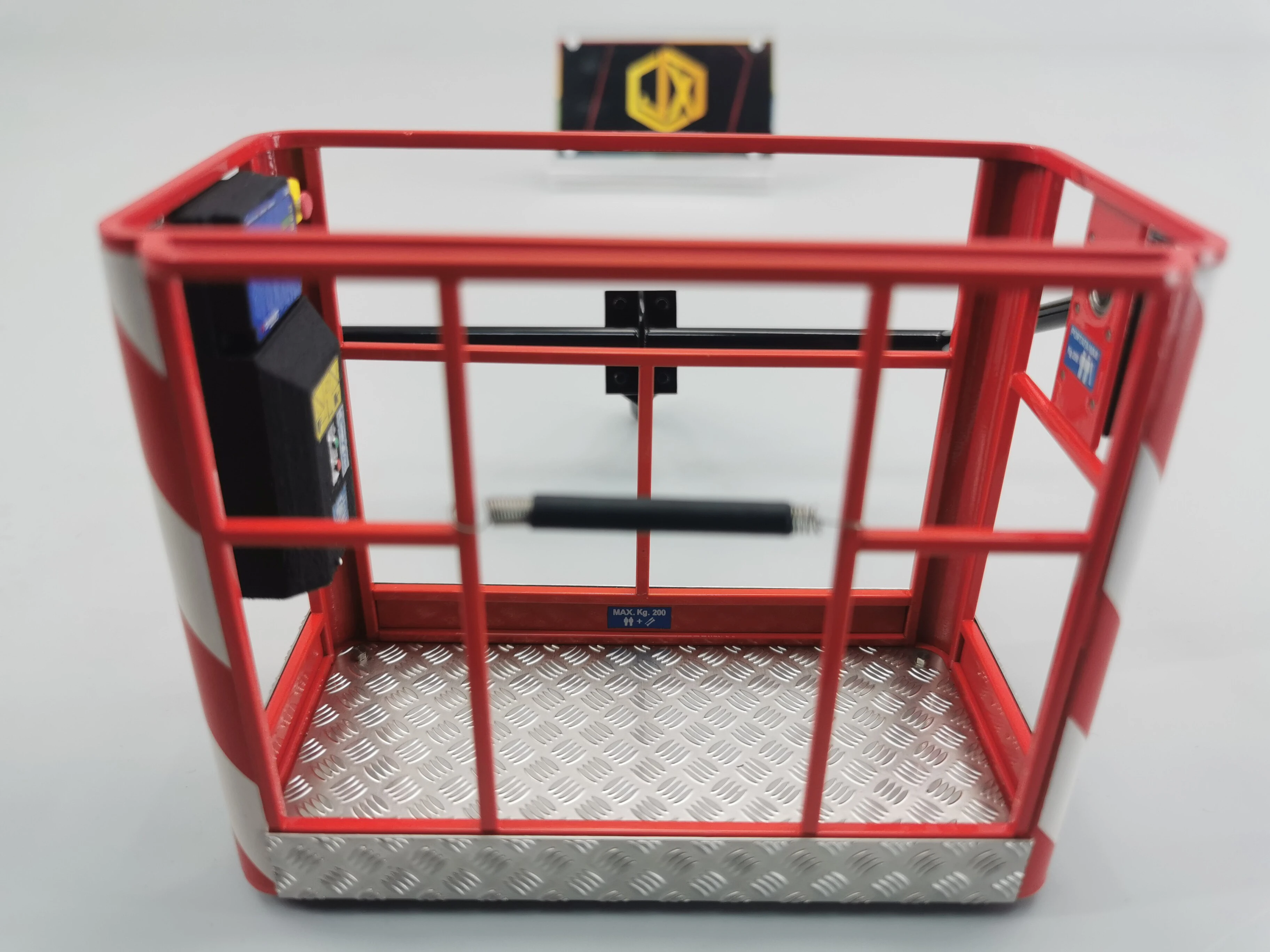JXmodel für 1/14 LKW-montierten Kran Arbeitskäfig F1650 Erweiterter Anbaukran FASSI RC Zubehör – Detail 2