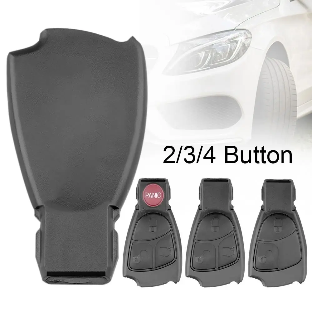 

2/3/4 Button Car Key Case ABS Black Key Case Cover Car Key Shell for Mercedes Benz C B E Class W203 W211 W204 YU BN CLS CLK