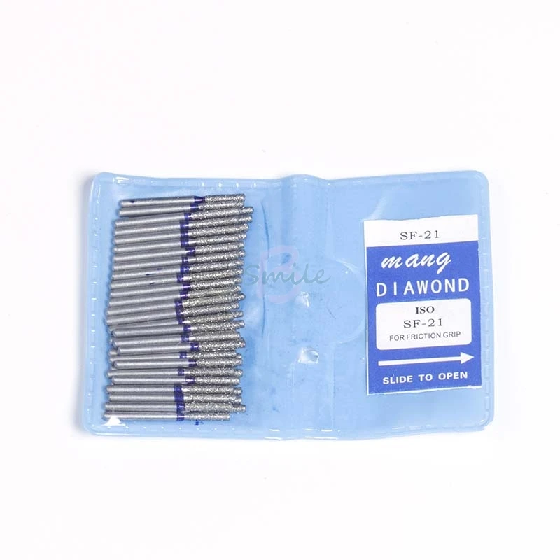 50pcs/bag new dental Diamond polishing Drill Dental Burs Dental Handpiece tool dental drill for polishing Multiple series