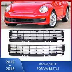 Car Front Bumper Grille Racing Grill Cover Trim For Volkswagen VW Beetle 2012 2013 2014 2015 5C5 853 677H  5C5853677H