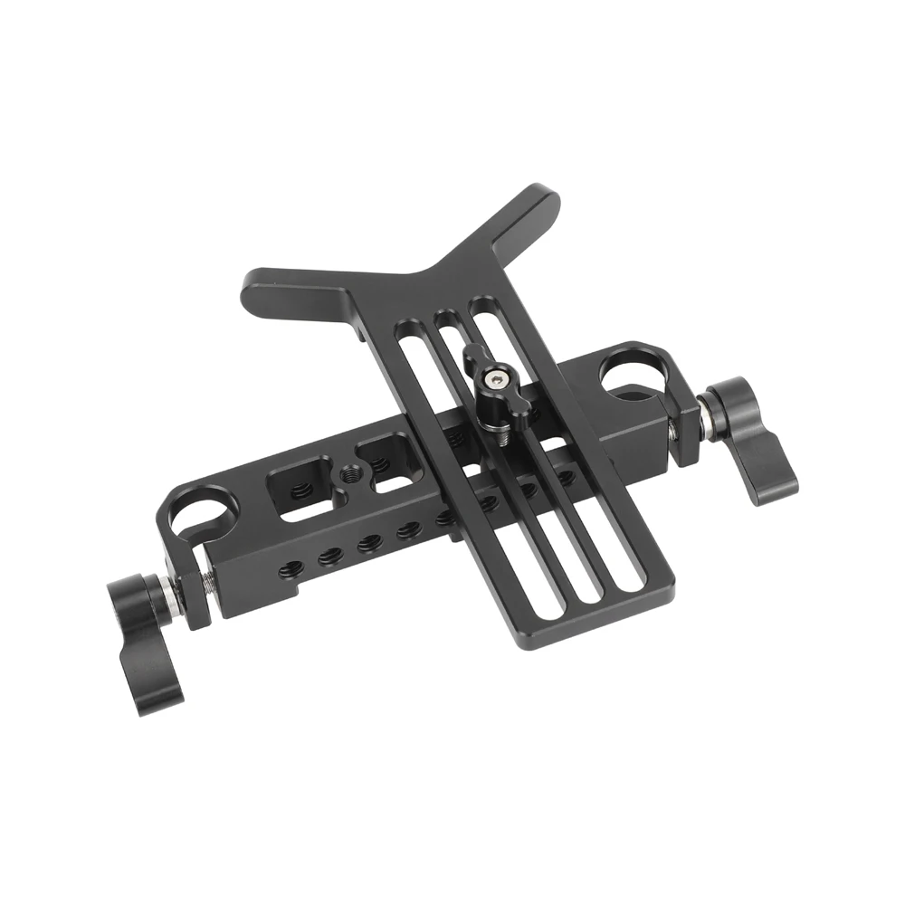 CAMVATE 15 mm LWS universele lenssteun met 15 mm staafklem Y-vormige beugel compatibel met 50-140 mm lensdiameter