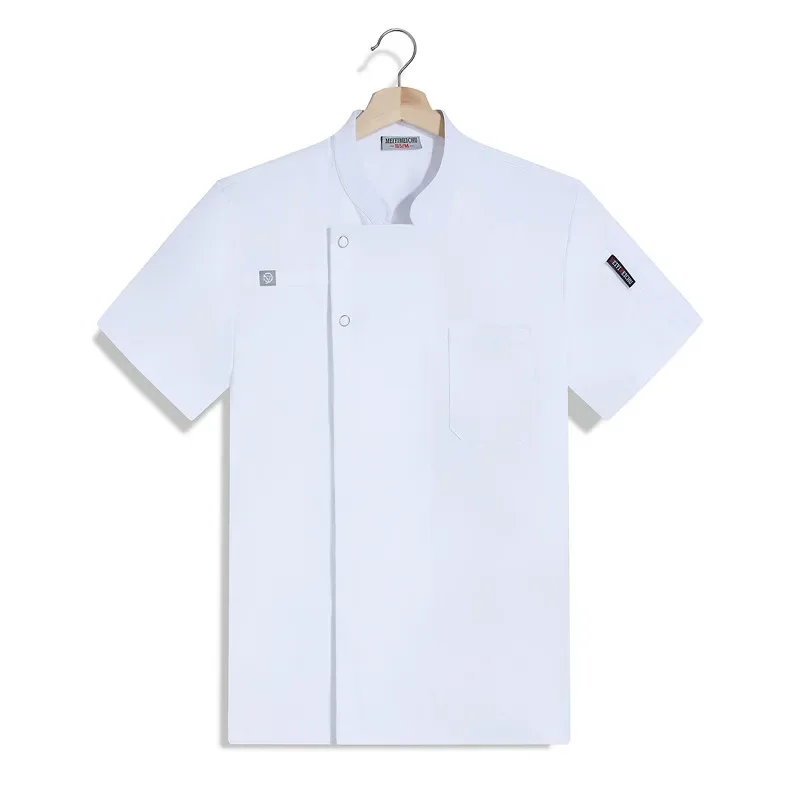 シェフキッチン制服コック服ホテル衣装レストラン作業服男性女性ピザフードサービスシェフシャツウェイター