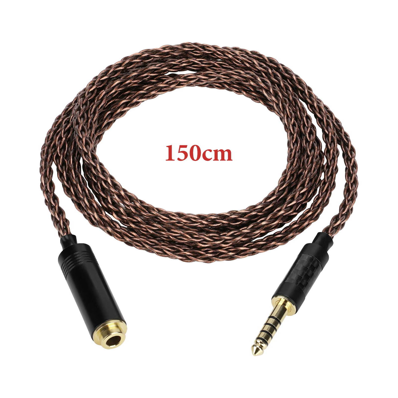 Geekria 6NOCC Customized Single Crystal Copper Upgrade Cable, 4.4mm Balanced Extension Cord to 4.4mm for HiFi Headset