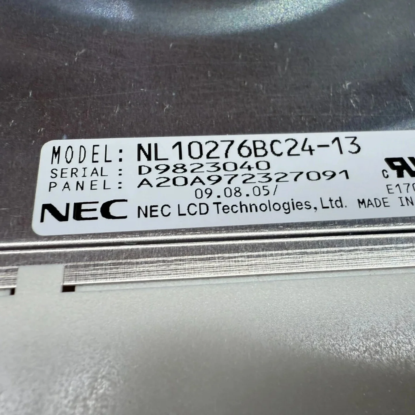 Module couleur TFT d'affichage de panneau LCD NL10276BC24-13 de 12.1 pouces