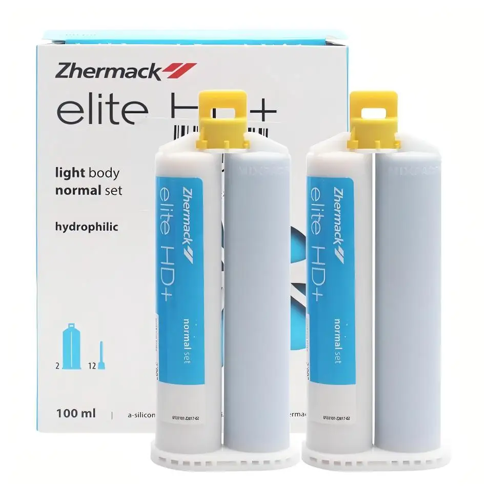 

Стоматологический оттискной материал Zhermack HD+ Light Body, аддитивный силиконовый VPS, для зуботехнических лабораторий