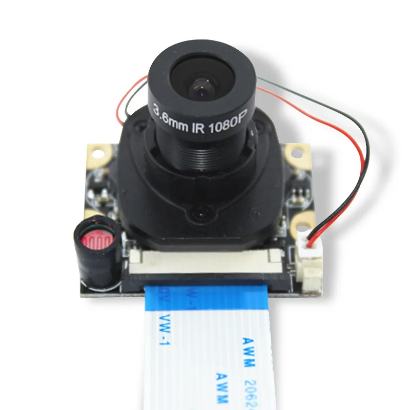 Raspberry Pi Camera Night Vision Focal Adjustable 5MP OV5647 Automatically Switch Day Night Mode for RPI 5 4B 3B+ 3B Zero W