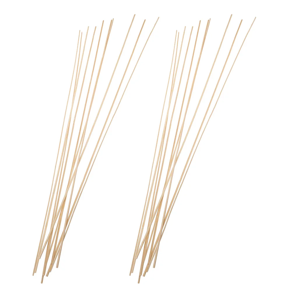 Bâtons de Support de cerf-volant en bambou, 20 pièces, longues tiges plates prédécoupées pour la fabrication de cerf-volant, matériaux artisanaux, fabrication de bambou amusante en plein air