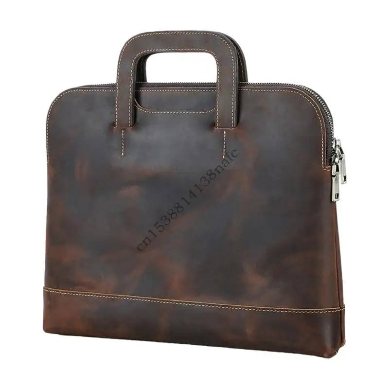 

594F Leather Laptop Sleeve For macbookpro 13.3inch Notebook Soft Lining Protective Case