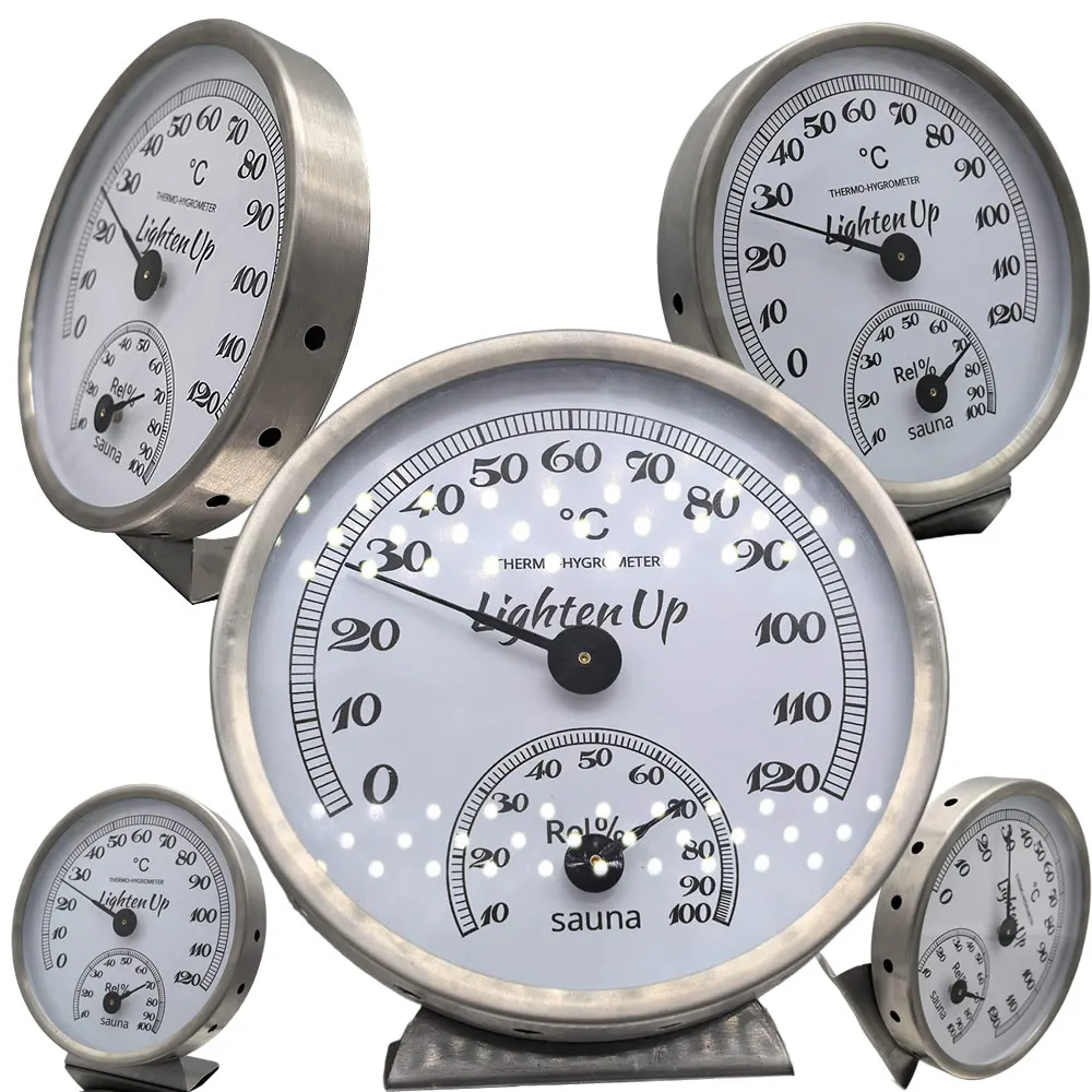 9 PCS Wholesale 2026 Indoor Thermometer Hygrometer – Accurate Temperature & Humidity Meter with Large Pointer Dial for Home