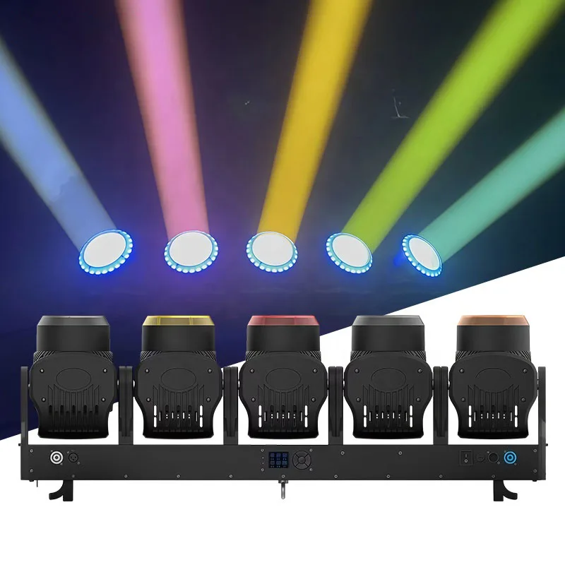 Sunart 5*120W LED Storm Moving Head Beam For DJ Disco Night Clubs Bars Events Concerts Shows DMX Stage Lighting Fixture