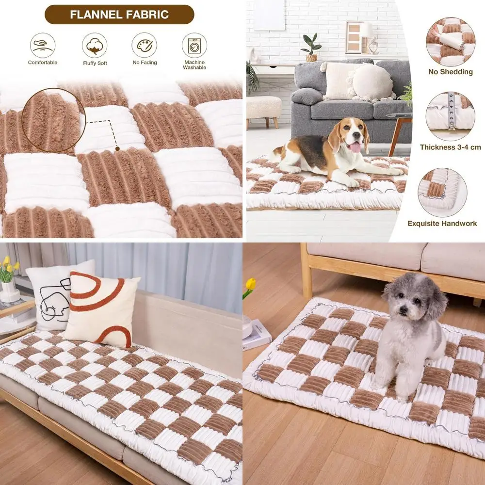 

Моющийся чехол для большого дивана для собак, защита для дивана, приятный для домашних животных, темный кофе, 27x82