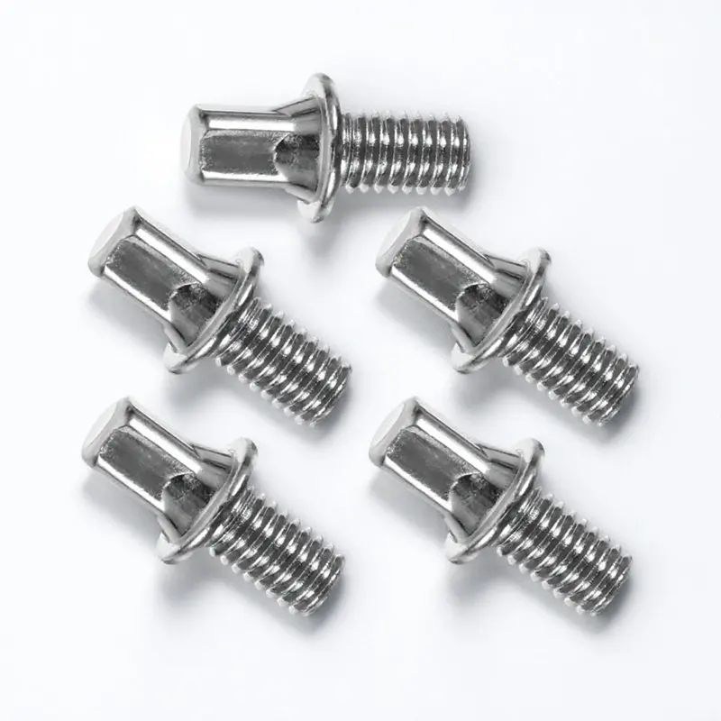 5Pcs Square Head Drum Pedal Screw Precise Sensitivity Adjustment Replacement Drum Set Parts Replacement Bass Pedal Screw