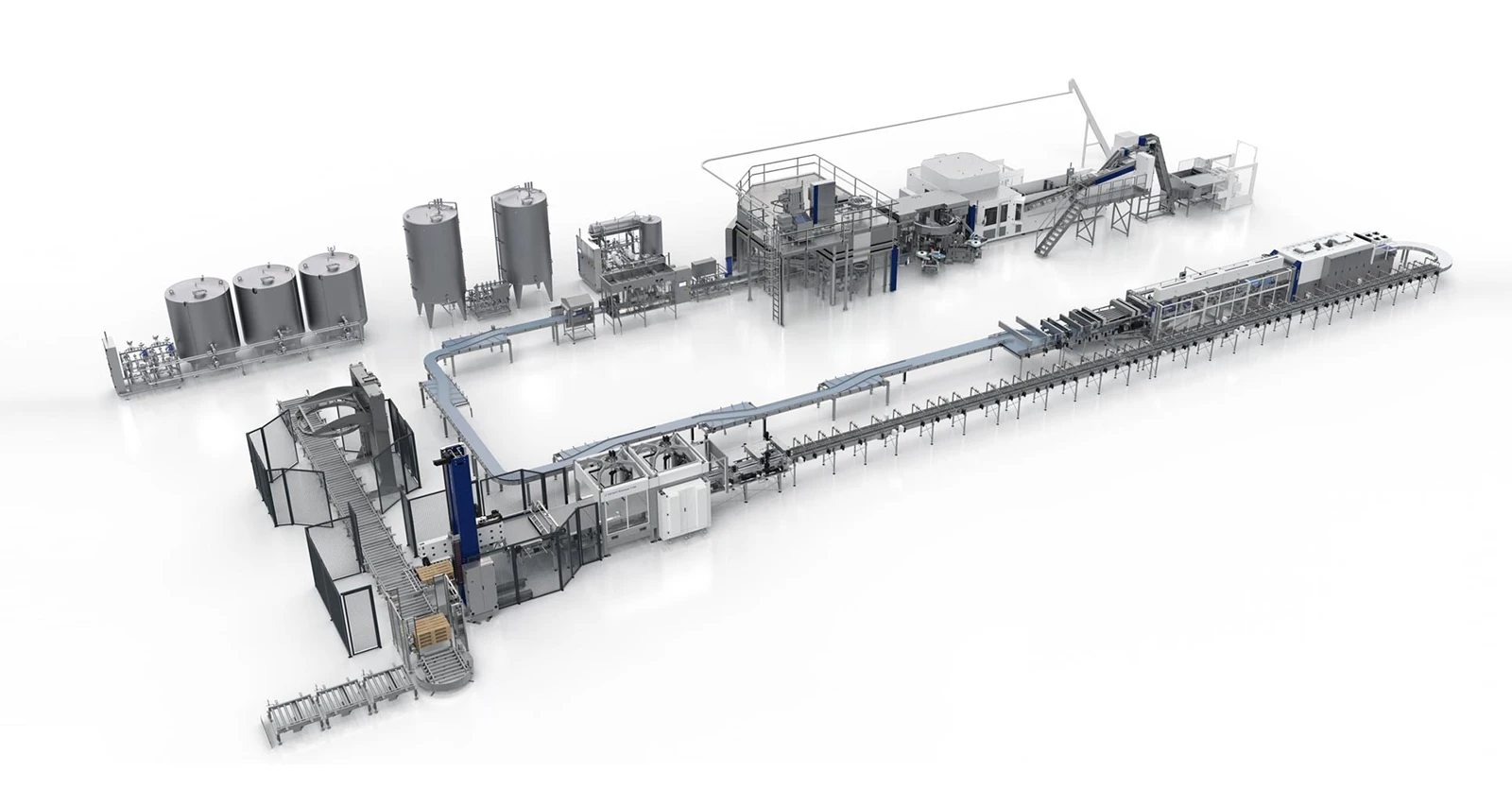 Automated Filling Bottling Capping Labelling Equipment Machinery