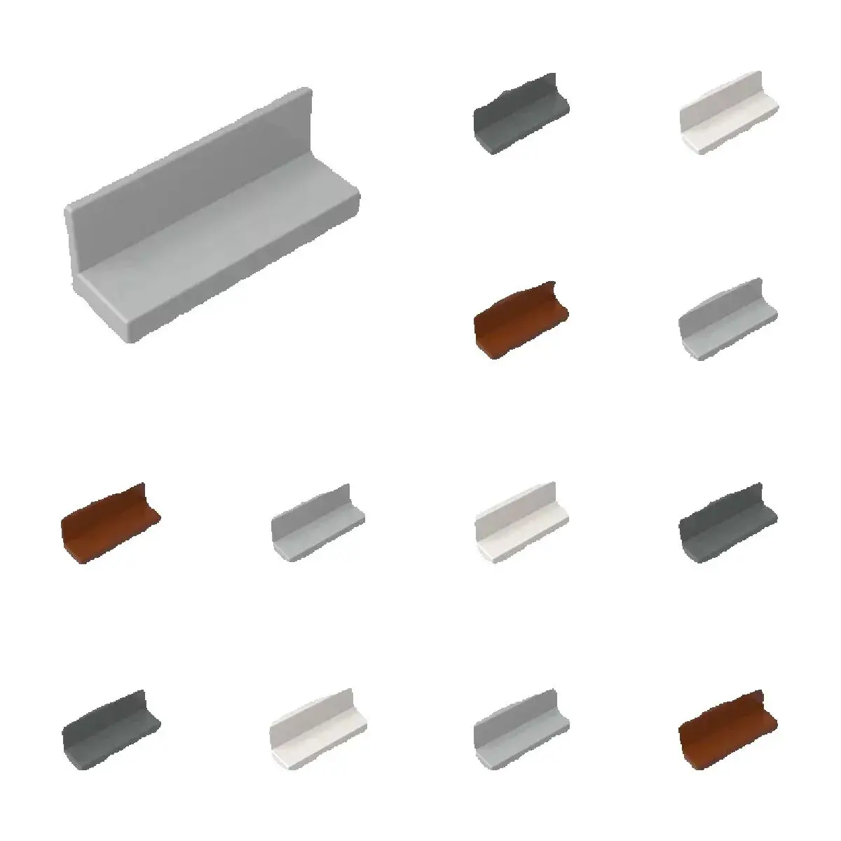 

50pcs 23950 Bricks Panel 1 x 3 x 1 Parts Compatible MOC Building Block Adult Kids DIY Educational Creative Gift Toy