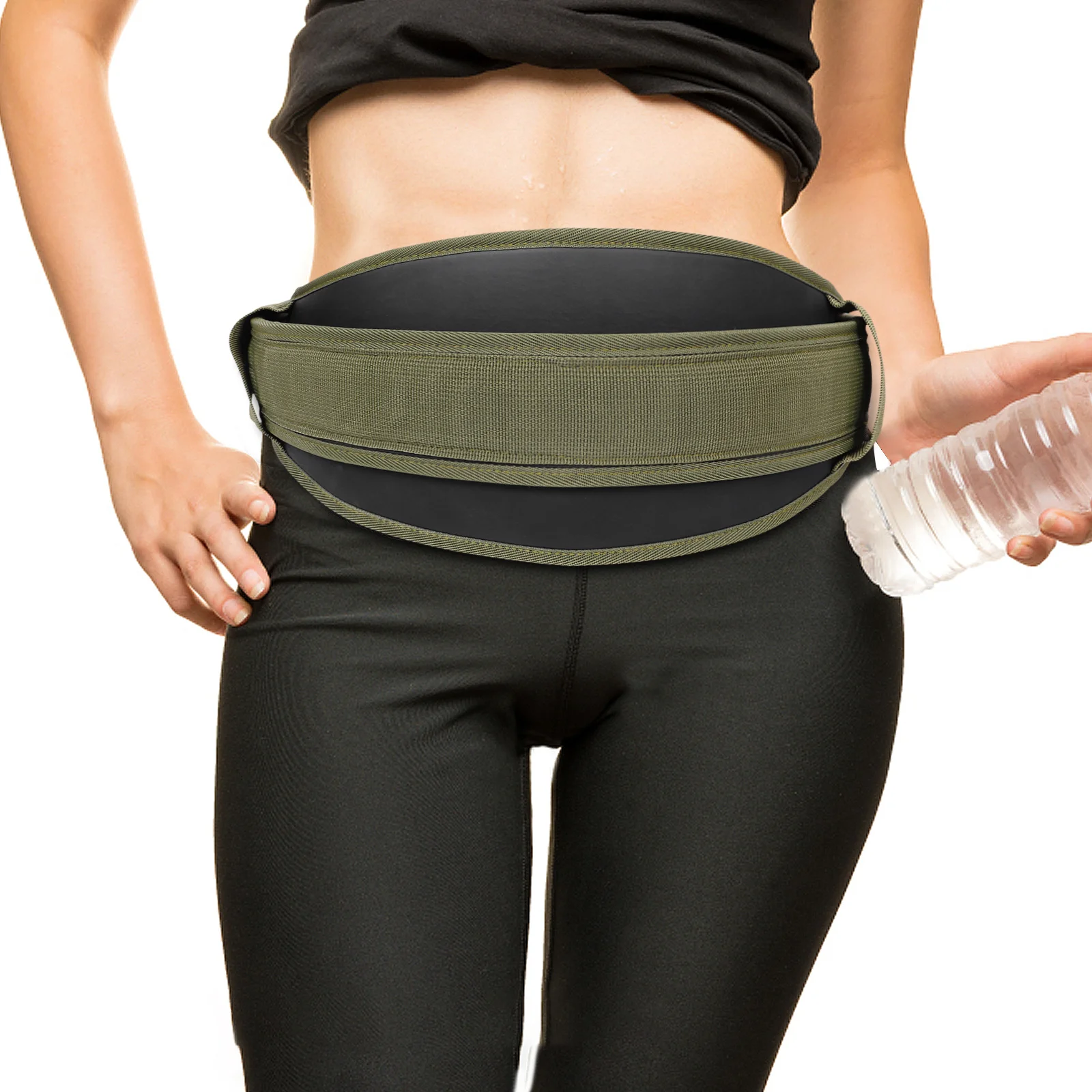 

Breathable Sports Waist Support Belt Durable PU Eva Sponge for Weightlifting Running Outdoor Fitness Exercise