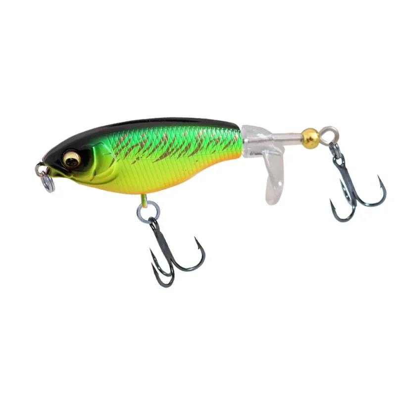 6g 11g Whopper Plopper Popper Propeller Topwater Fishing Lures Artificial Bait Hard Crankbait Wobblers Rotating Tail view 6