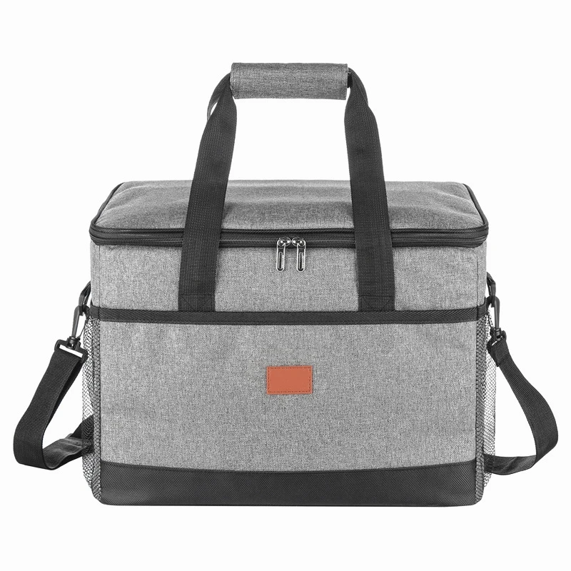 

WEYOUNG 33L Portable Insulated Thermal Cooler Lunch Box Bag For Work & Student Picnic Bag Car Ice Pack, 1Pcs, Gray