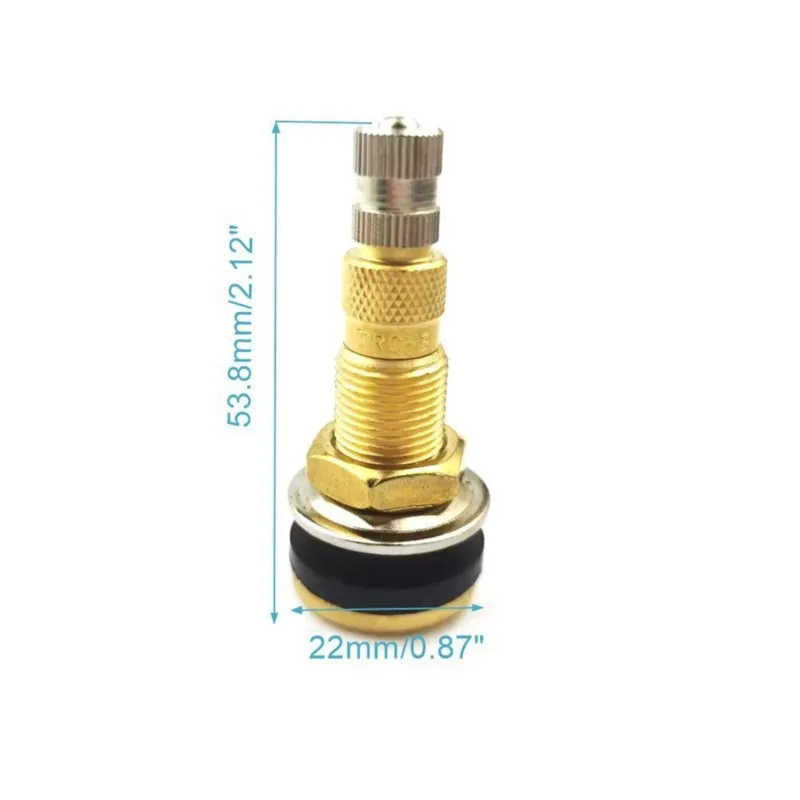 For TR618A Agricultural& Construction Vehicle Tubeless Tire Valve- 2 Pack Designed For Engineering Vehicles, Agricultural