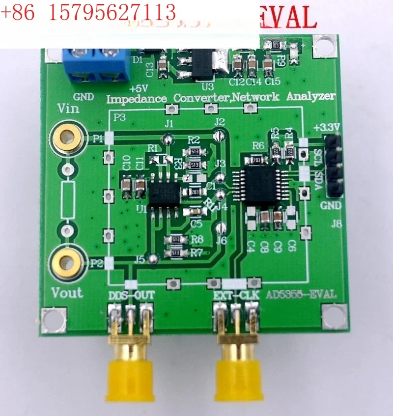 

AD5933 Impedance Converter Network Analyzer Module 1M Sampling Rate 12bit Resolution Measurement Resistance