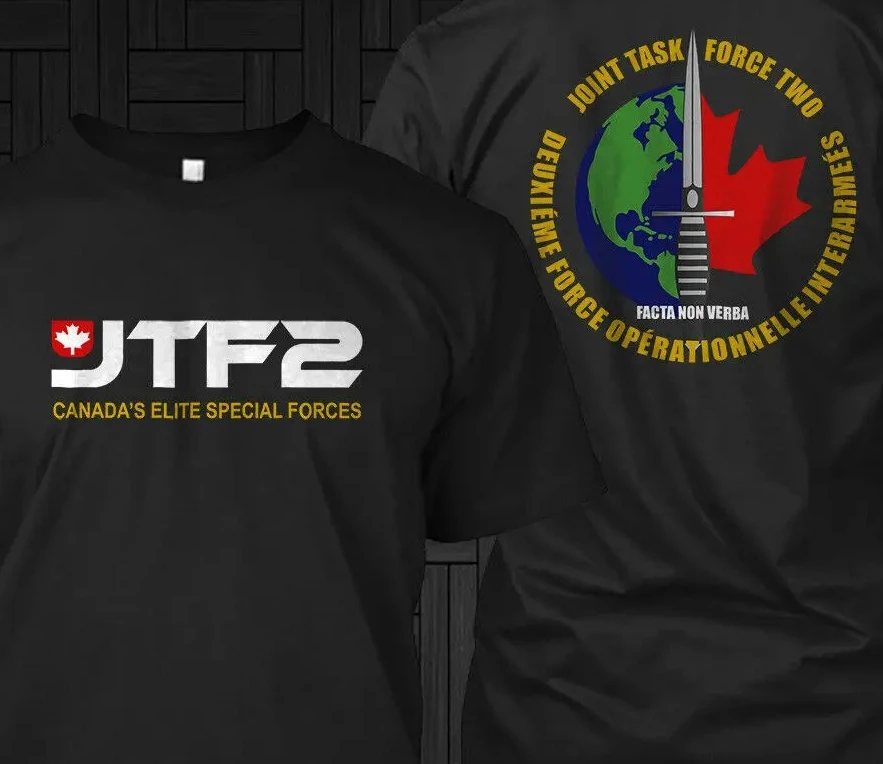 

Canada Elite Special Operations Force JTF2 Joint Task Force Men T-Shirt Short Sleeve Casual 100% Cotton Shirt