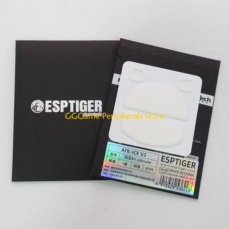 U55B 1 مجموعة Esportstiger الجليد ماوس الزلاجات ل ATK قدم الماوس وسادة الانزلاقات قدم منحنية
