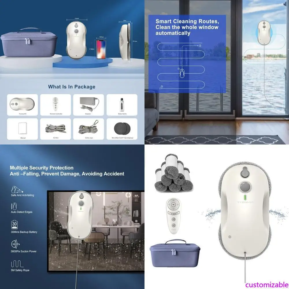 

Intelligent Dual-Spray Window Robot with Triple Safety and Smart Navigation