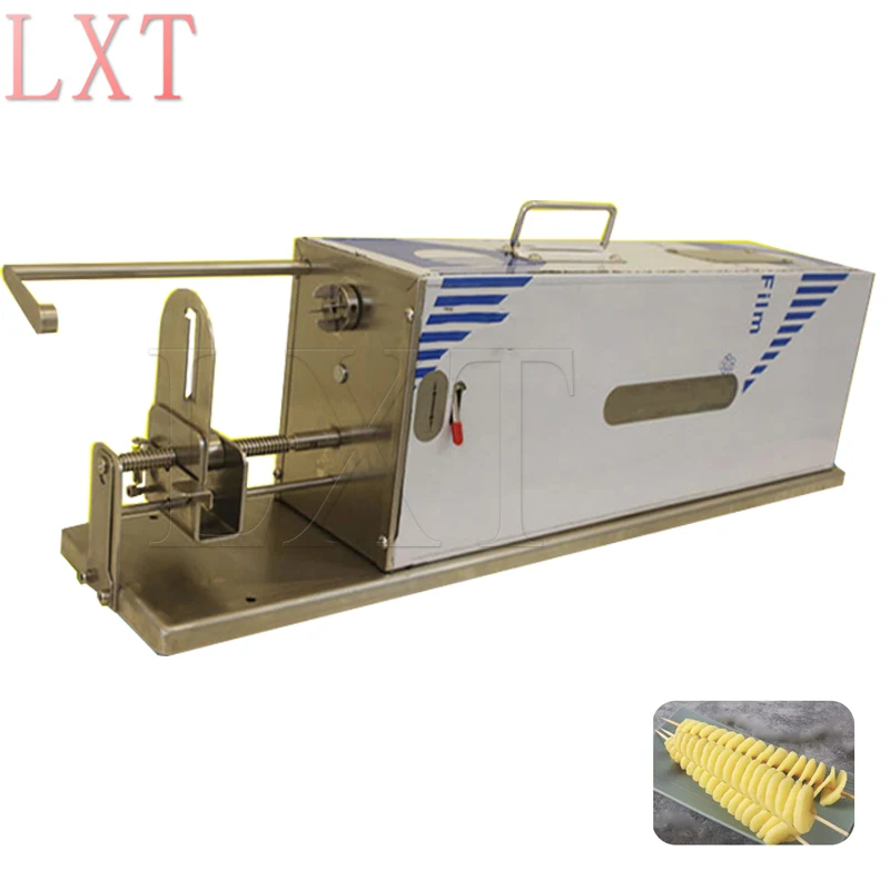 Tornado Slicer Machine Potato Twister Spiral Cutter Stretching Spiral Cutting Machine Twisted Potato Tower Machine