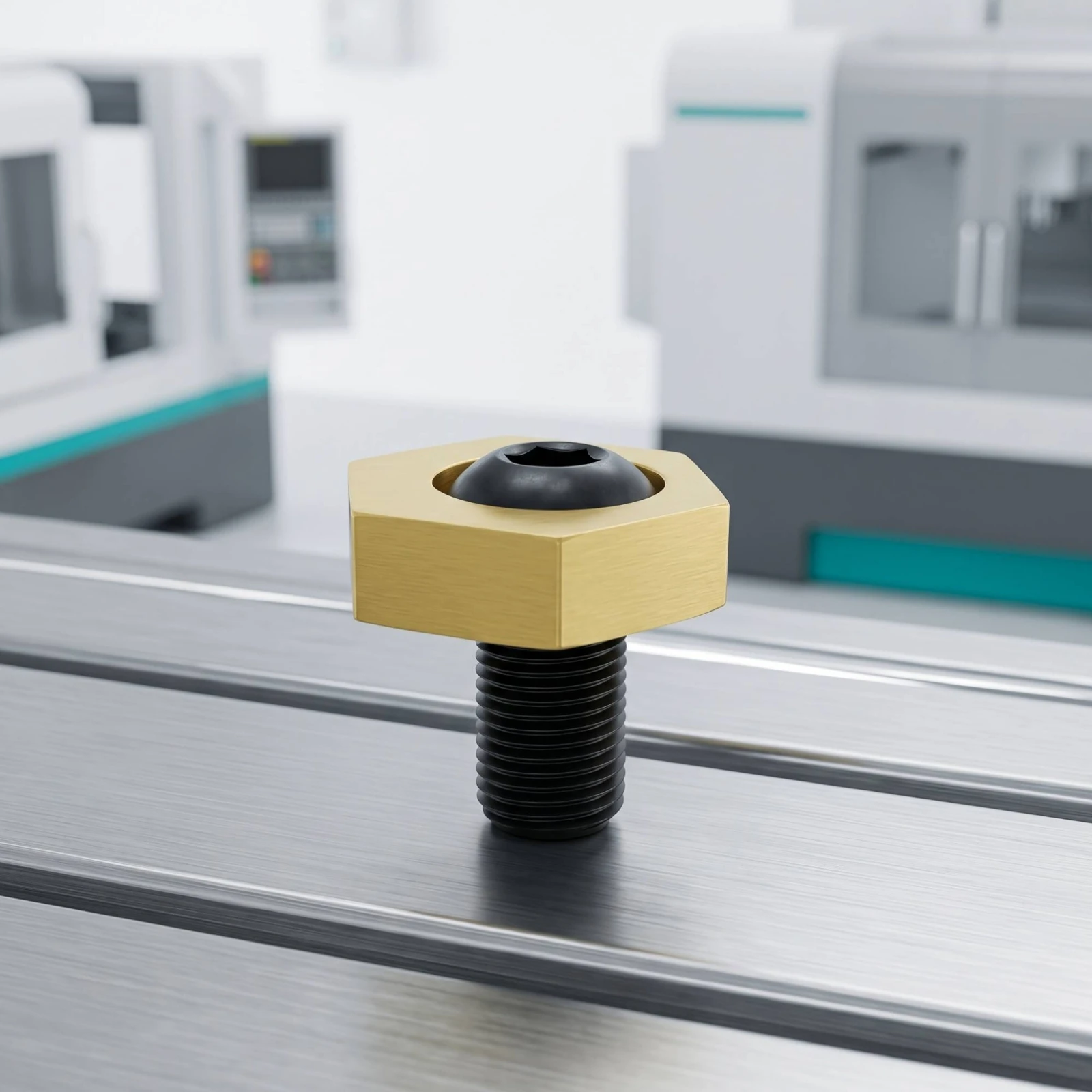 Eccentric Nut with Cam Screw Adjustable Eccentric Clamp Nut Cam-Style Lock Nuts Titanium-Treated Fasteners Hexagonal