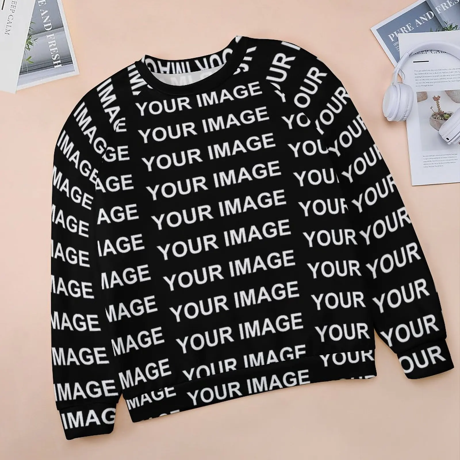 Your Image Customized Hoodies Women Custom Made Design Streetwear Casual Hoodie Long Sleeve Kawaii Design Sweatshirts Big Size