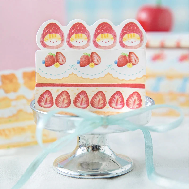 Cute 180pcs Dingding Cake Shop Series Kawaii Cake Appearance Message Sticker Index Creative Student Stationery Scrapbook Sticker view 2
