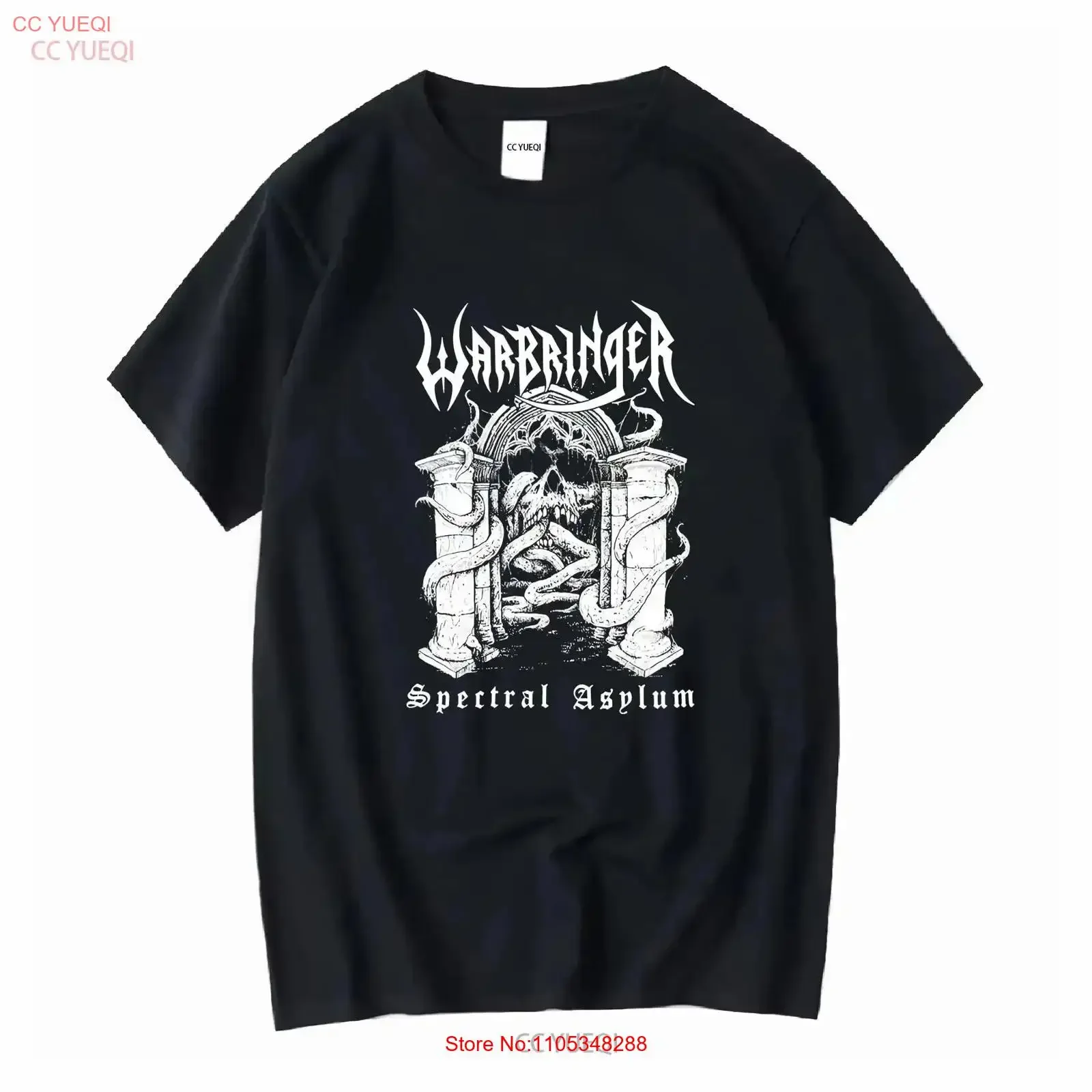Warbringer Band Heavy Cotton T-Shirt für Fans, 2-seitig, Vintage-Stil, gewaschen, lässig, bequem, vielseitig, weich, modische Designer-Kleidung