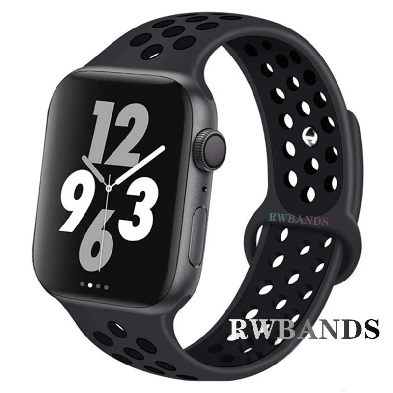 Sport Strap for Apple Watch Band 46mm 44mm 40mm 42-38-41mm 45mm Breathable Bracelet iWatch Series 10 9 8 7 6 SE 5 3 Ultra 2 49mm