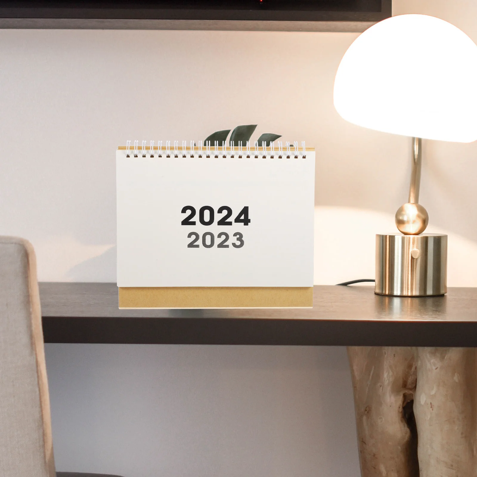 

2024 Desk Calendar Small Paper Office Accessory Simple Style Daily Planner Decorative Monthly Planner Practical Storage Easy