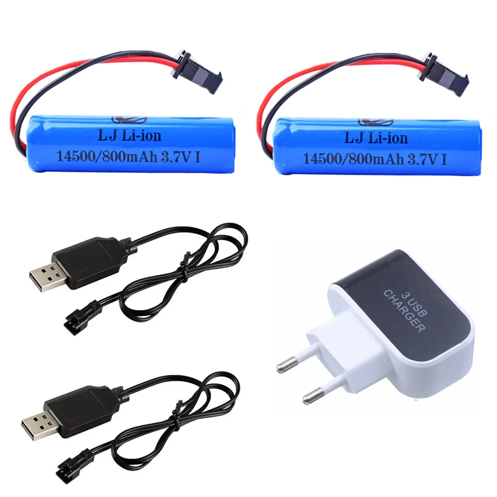 Spina di SM-2P della batteria dell\'accessorio 14500 V RC del giocattolo dell\'automobile dello scarico di acrobatica di C2 D828 RC la batteria e il
