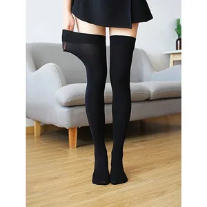 3 Pairs Large Size Over-Knee Velvet Socks Thin Sexy JK School Uniform Style Long Tube Socks Long Tube Slimming Leg Multifunction view 4