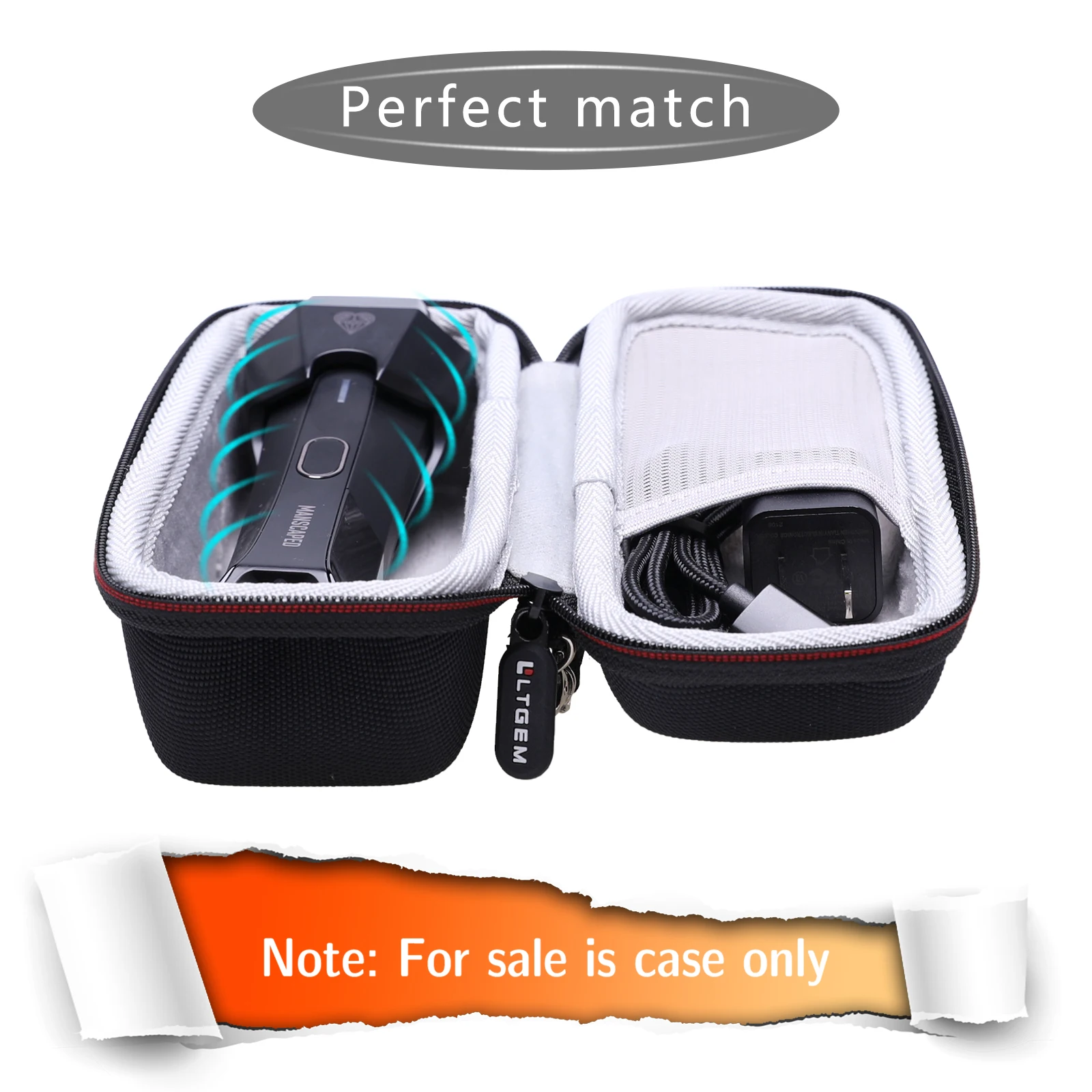 LTGEM EVA Hard Case for MANSCAPED The Lawn Mower 4.0 Electric Groin Hair Trimmer