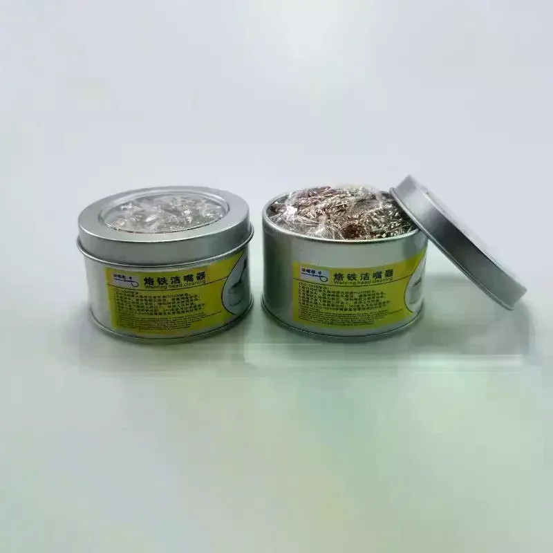 1Pc Copper Solder Tip Cleaner Sponges Balls Copper Wire Scrubbers For Soldering Iron Tips Easy Oxide Removal No Water Needed