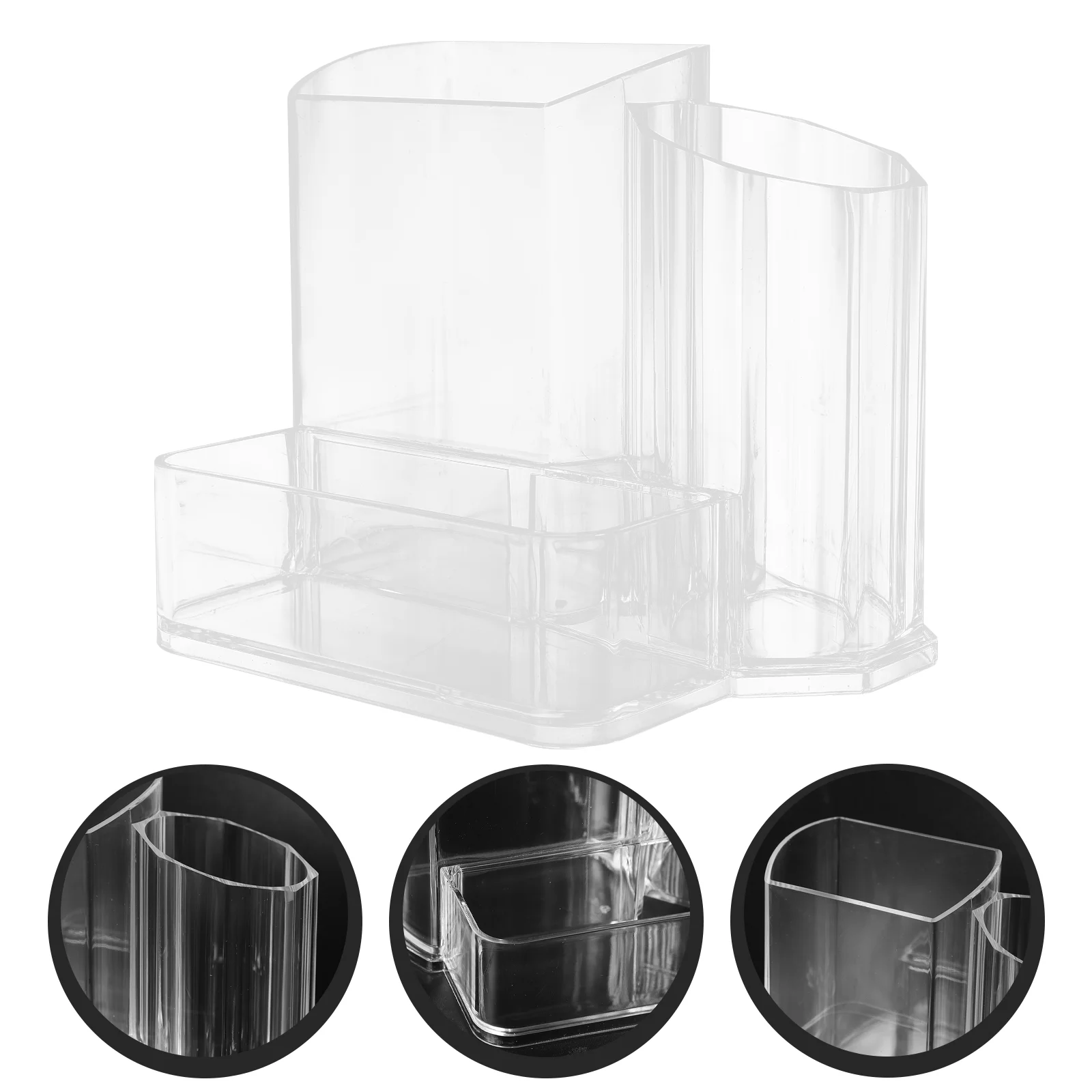 Nail Polisher Storage Box Desktop Partition Tool Case Acrylic Makeup Holder Tools Office Organizer for