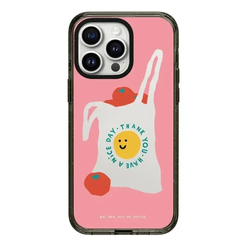 

Cartoon Bag 2.0 Acrylic Black Border Phone Case Cover for iPhone 11 12 13 14 15 Pro Max Case