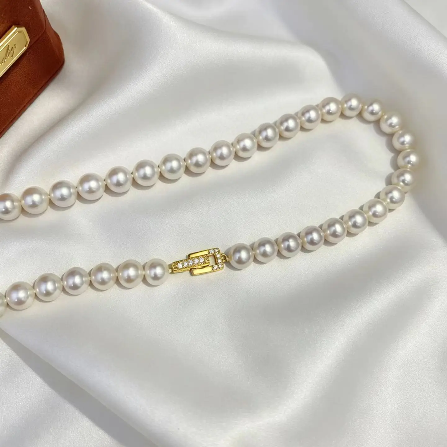 Wholesale DIY S925 Sterling Silver Clasp Necklace Bracelet Clasp Hook Accessories for 8-10mm Pearls 5pcs/lot