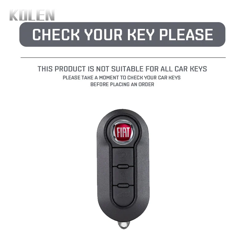 TPU Car Flip Key Case Cover For FIAT 500 Ducato Panda 500L Punto Lancia Musa For Citroen Jumper For Peugeot Boxer Accessories view 2