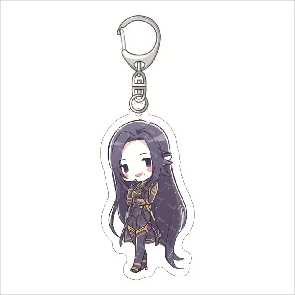 6CM Anime The Eminence in Shadow Acrylic Keychain Stand Model Ornament Accessories Goods Christmas Gifts
