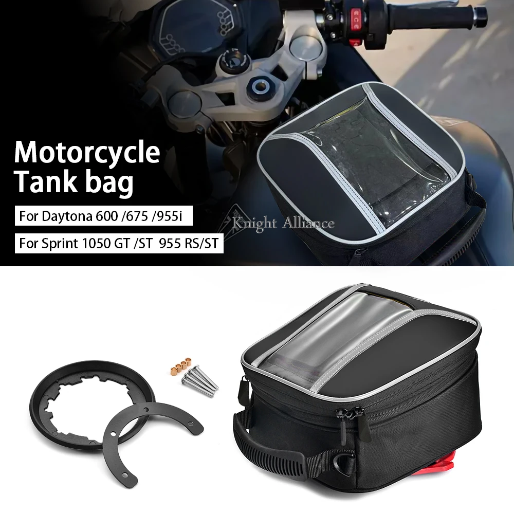 

For Daytona 600 675 /R 955i/T595 Sprint 1050 GT 1050 ST 955 RS/ST Motorcycle Tank Bag Car Head Storage Navigation Bag