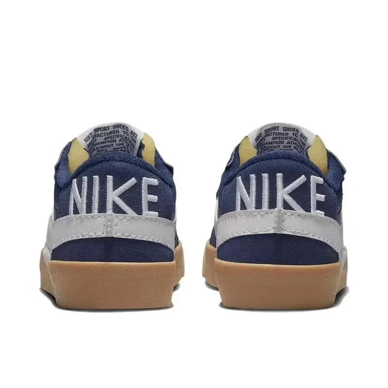 Los zapatos de tabla Nike Blazer para hombre y mujer son antideslizantes, duraderos, cómodos, livianos, transpirables y acolchados en azul