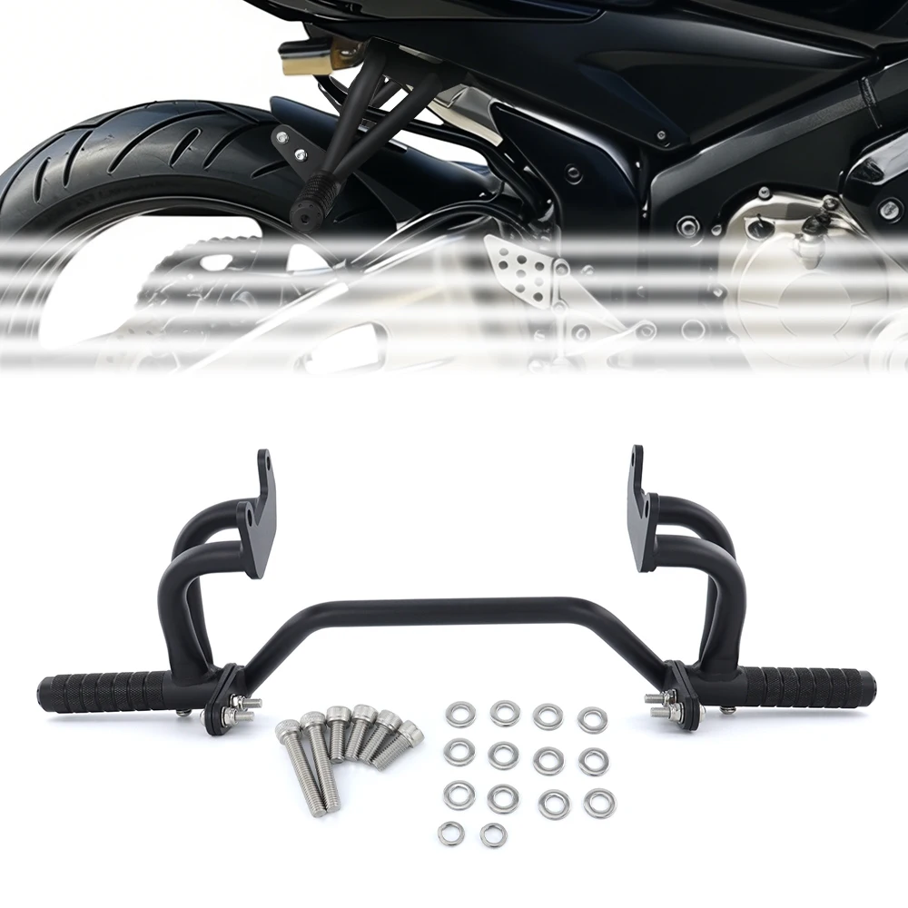 

Motorcycle Passenger Peg Guard Step Plate Stunt Stunt Protection Steel Rear Footrests Subcage CBR600RR 2005-2006 CBR For Honda