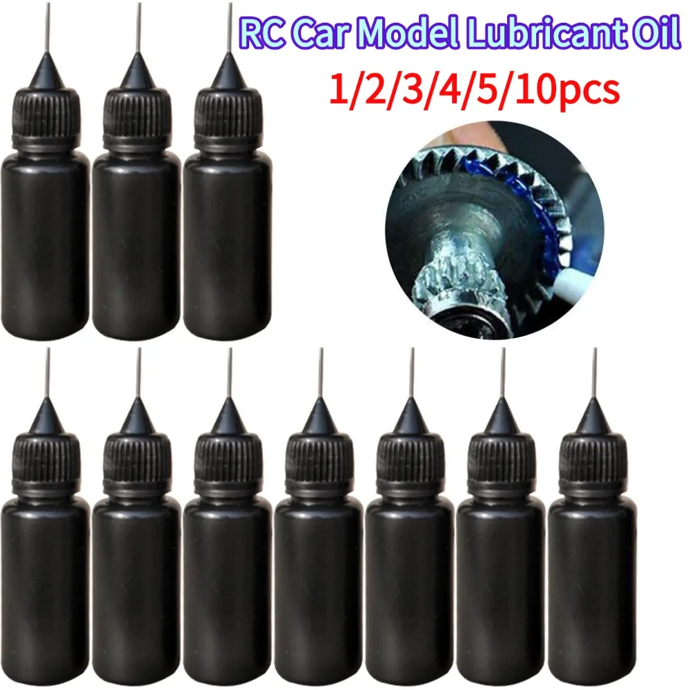 10ml RC Car Model Bearing Lubricant Oil Machinery Lubricating Antirust Oil Essential Helicopter Boat Toy Repair Tools 1-10pcs